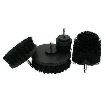 Hard nylon brushes for car washing drill brush attachments set